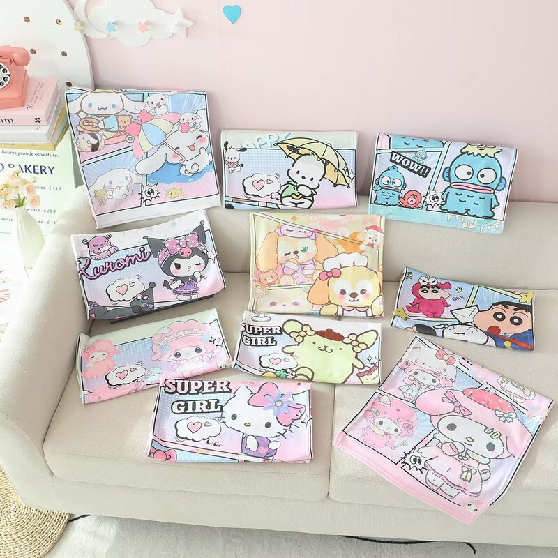 Girl's Heart Japanese Cake Coulomipacha Dog Pudding Dog New Cute Children's Towel Face Towel Wipe Hand Towel