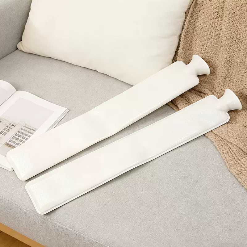 冬季2000ml长条橡胶热水袋防爆加厚内胆暖被窝手脚注水式暖水袋