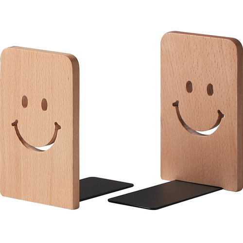 Amazon Bookends Wooden Bookshelf Desktop Solid Wood Bookends Wooden Bookends Cute Trendy Bookends Wholesale