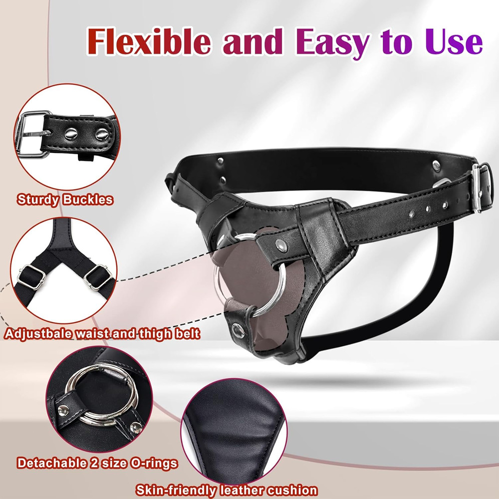 Manufacturer direct sales sm leather toys pulling wear pants hollow…