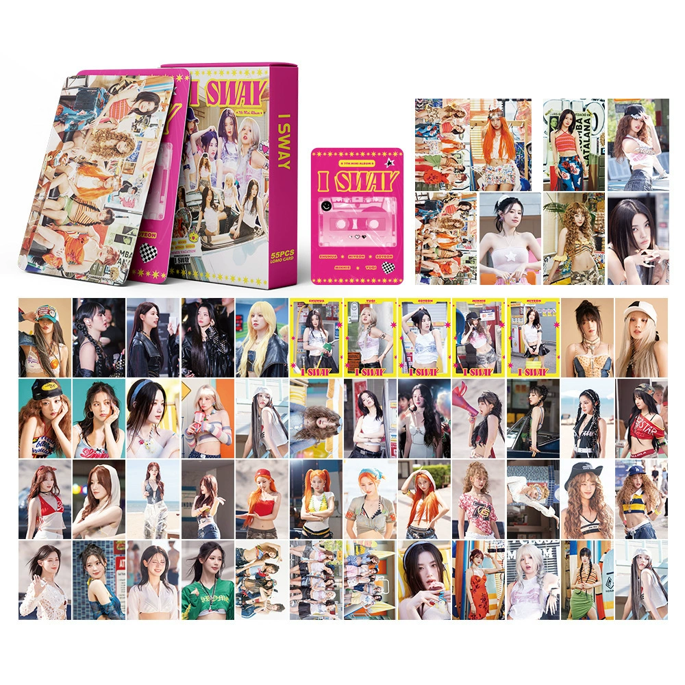 GZ эксклюзивный набор фото-карт, всего 55 карточек, корейский стиль KPOP периферия LOMO фотокарты
