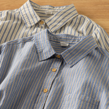 日韩卡通印花宽松纯棉单排扣休闲衬衫秋季新款小众设计百搭娃娃衫