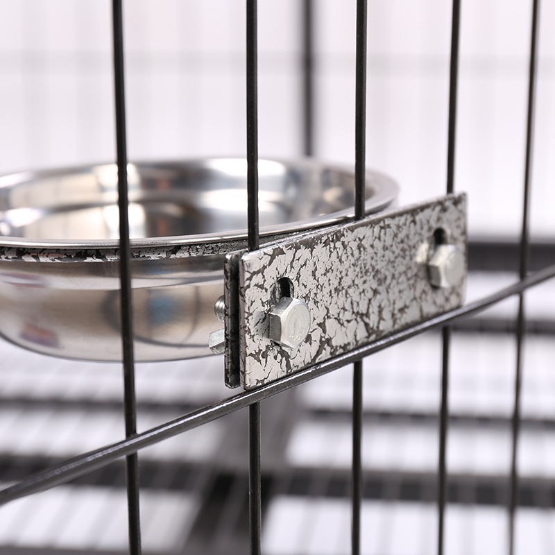 Pet bowl dog bowl cat bowl cat food bowl dog bowl feeder dog cage cat cage hanging bowl pet food bowl stainless steel 4