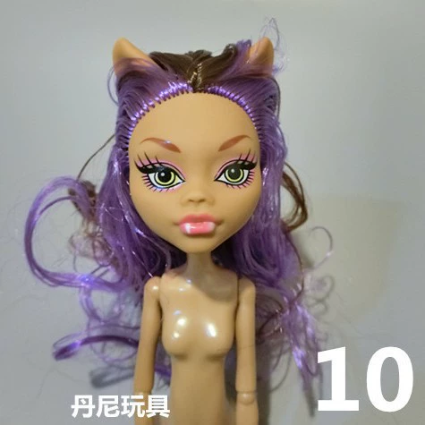 Monster High doll head, multi‑style replacement, approx. 5 cm, assorted hair/face paint