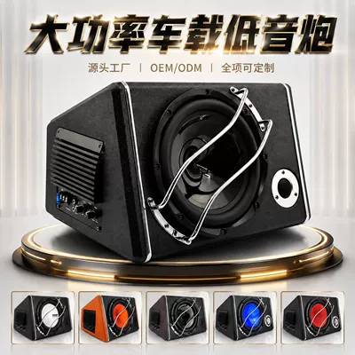 10inch Car Trunk Wooden Box Active Subwoofer High-Power Car Audio Modification Oem Customization