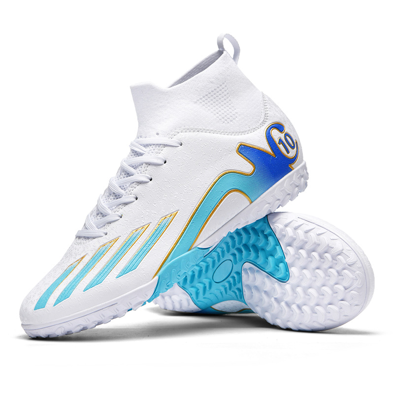 Zapatos de fútbol transfronterizos AG clavos + TF clavos zapatos de fútbol 31 - 46 yardas deportes zapatos de entrenamiento de competición de alta altura