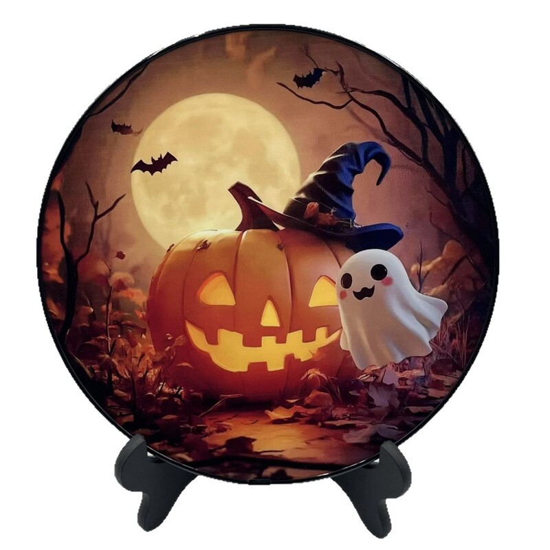 ハロウィン狼男ホーム家具リビングルームテレビキャビネットライト高級ハイエンド玄関テーブル装飾絵画ディスプレイキャビネット|undefined
