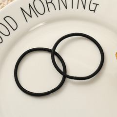 Black elastic hair tie, braided hair, 3mm black oak hair clip, beauty salon, photography studio, makeup artist, elastic hair gift, hair ribbon