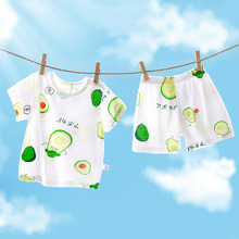 寶寶夏季短袖套裝薄款男童女童嬰兒短褲睡衣空調衣服兒童夏裝新款
