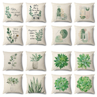 Thanksgiving Festival Pastoral Sunflower Linen Pillow Cases
