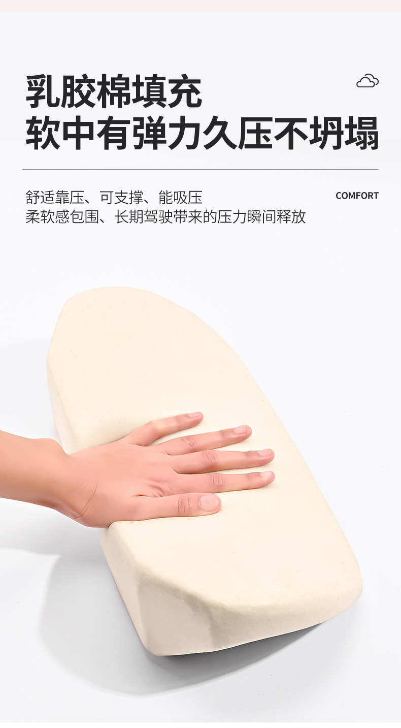 New Model Car Headrest with Perforated Breathable Design, Ideal Car Lumbar Support Suitable for Xiaomi and Xpeng Cars, Wholesale Car Headrest and Lumbar Support