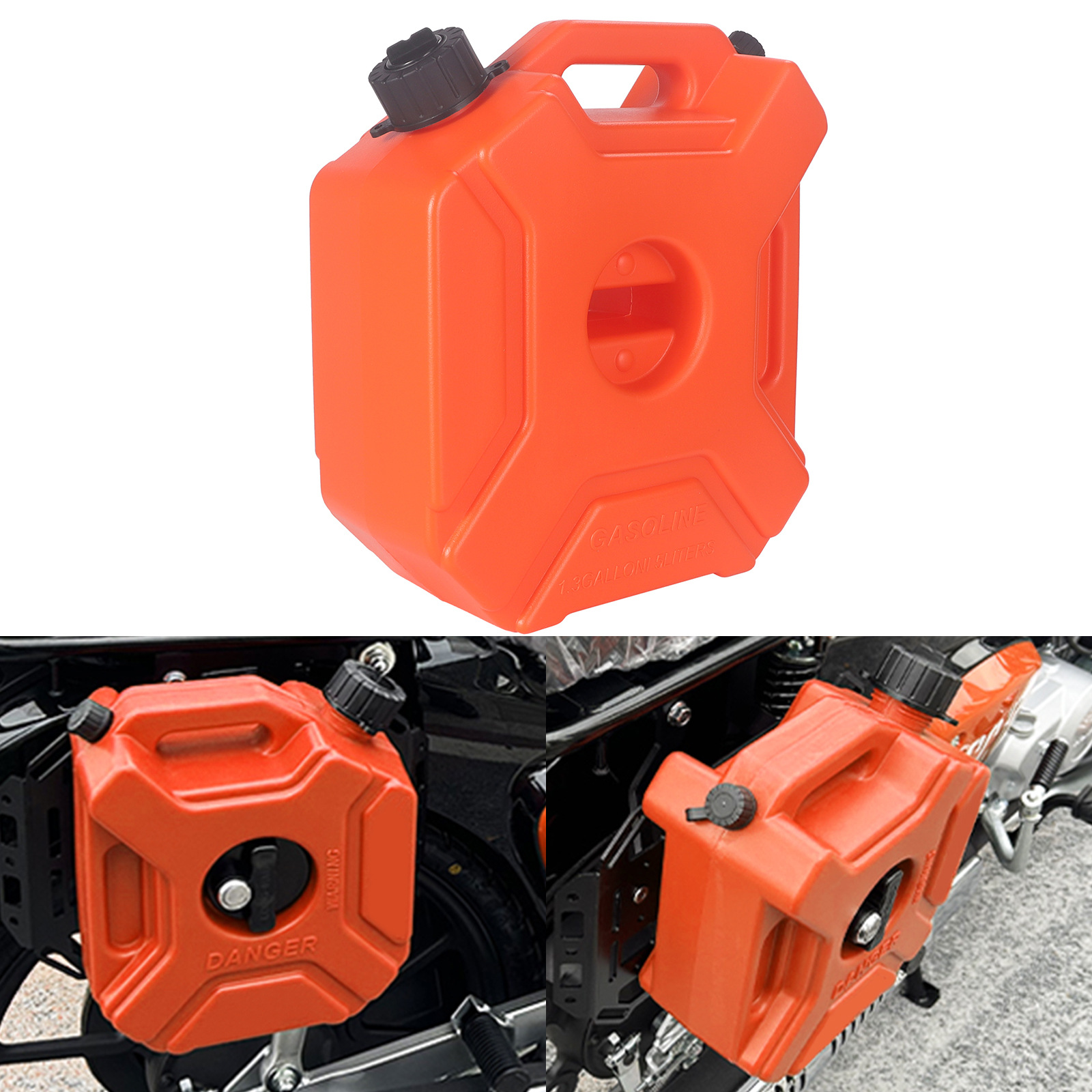 High-Quality Emergency Portable Oil Drum, Explosion-Proof and Anti-Static Gasoline Drum, Spare Fuel Tank for Cars, Motorcycles, and Outboard Motors