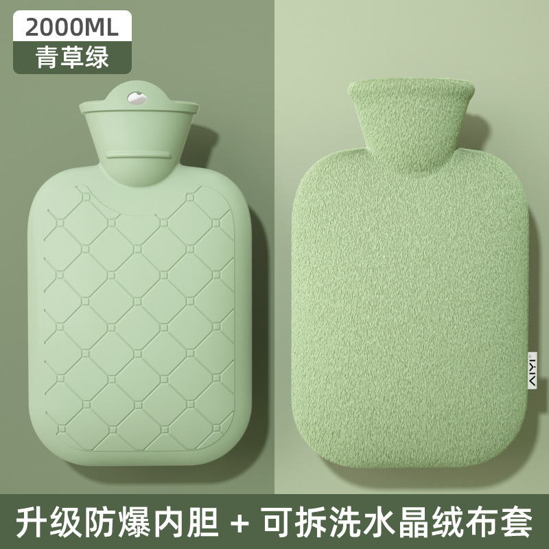 热水袋注水式暖水袋灌水加厚防爆中老年暖水袋暖肚子简约厂家批发|undefined