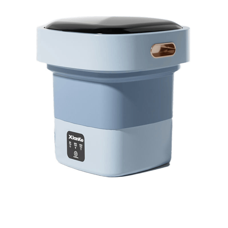 Mini lavadora plegable, lavadora de calcetines pequeña, ropa interior, ropa interior doméstica, lavadora de calcetines integrada, naranja doméstica