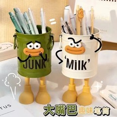 可爱いペンホルダー大容量学生デスクトップ収纳ケース女の子オフィス子供子供軽い贅沢感クリエイティブ置物T
