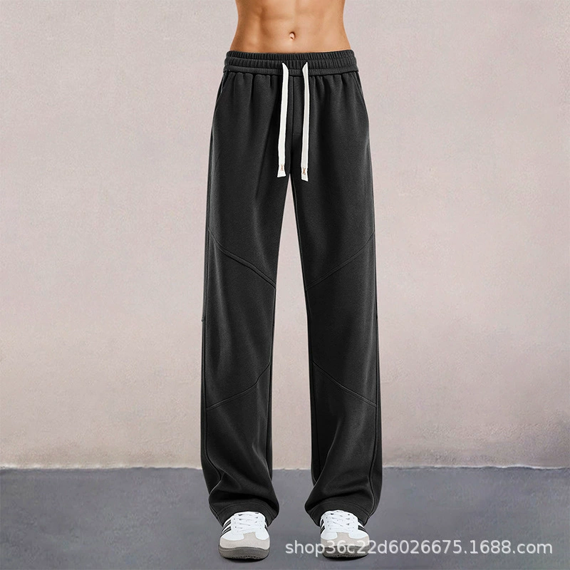 Демисезонные мужские повседневные брюки, для подростков, oversize