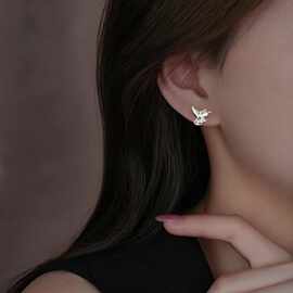 凤凰国风耳钉女古风创意设计宫廷风精致凰鸟造型复古网红气质耳饰