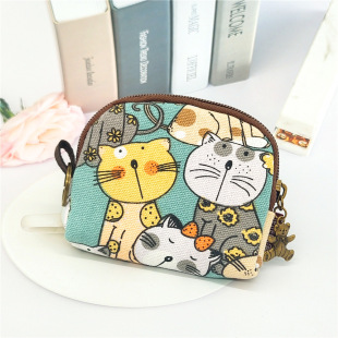 Good sale key case cute cartoon canvas coin purse coin bag men card holder coin purse bags