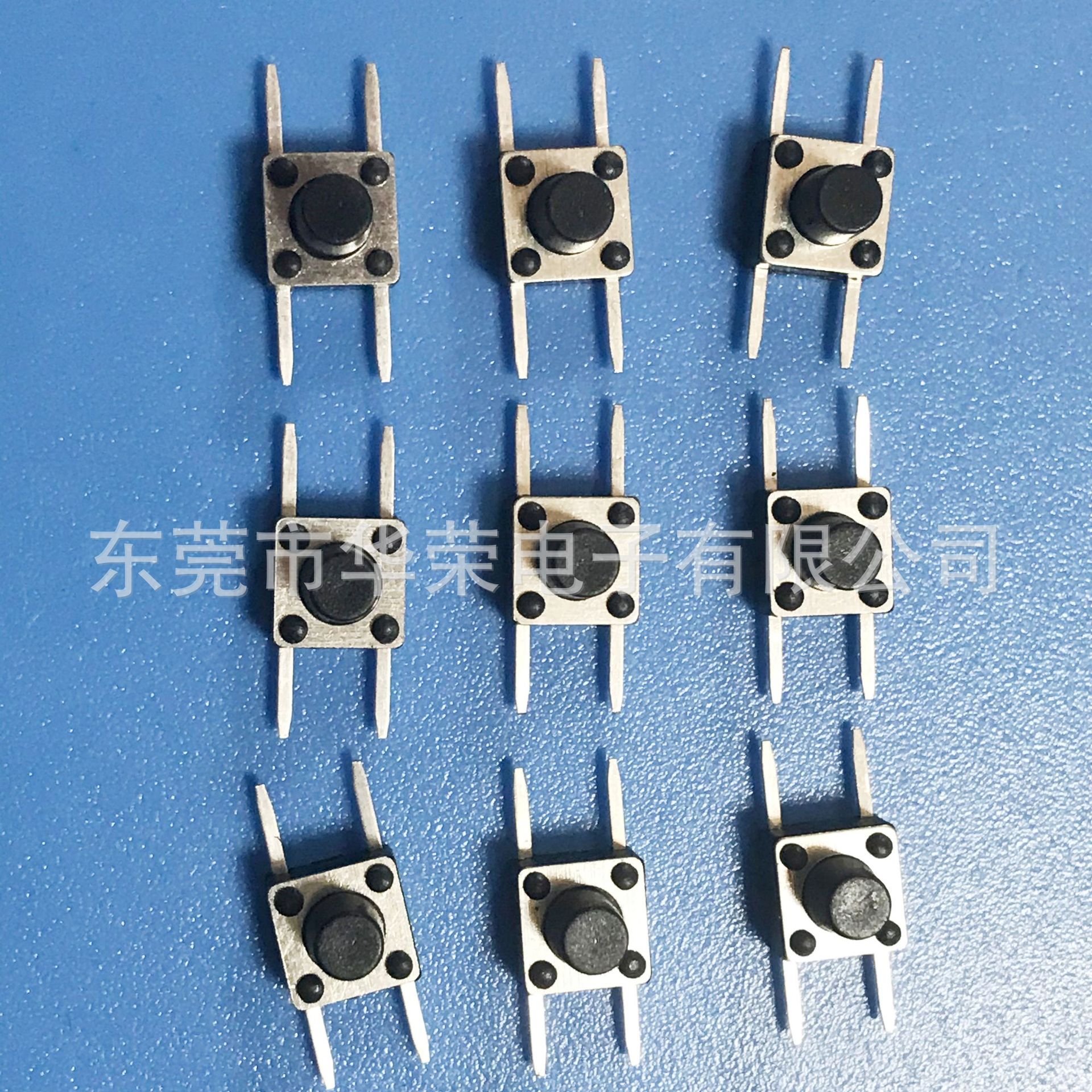 厂家直供 轻触开关6*6*5平四角 6*6*5MM平4脚双边 平四脚双边