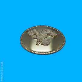工厂黄铜热压锻压工艺定制各类3D立体浮雕图案皮带扣头腰带扣板扣