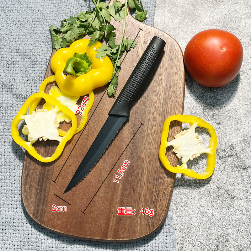 Cuchillo PP personalizado no pegajoso 6 piezas de cuchillo de cocinero combinado cuchillo de regalo de carne de carne de pan