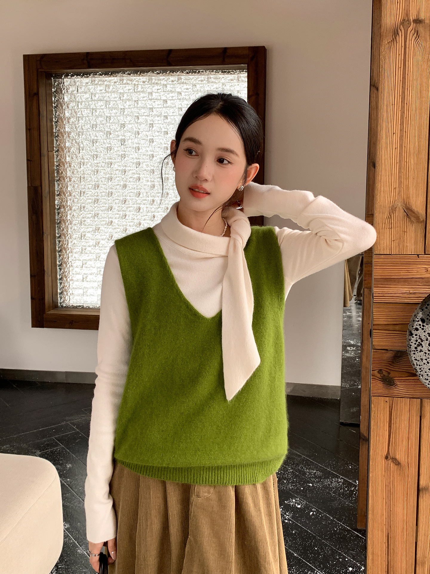 Yy0698 green vest