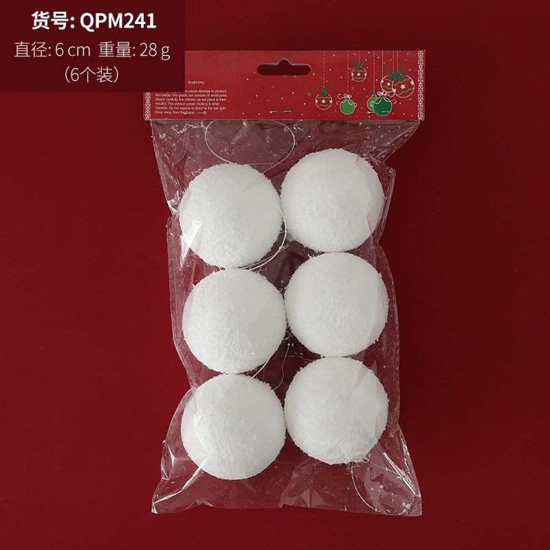 White accessory from foam, pendant, 4-10cm