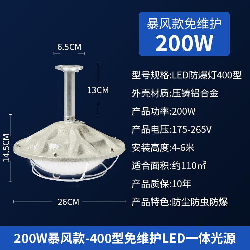 200W 다이캐스트-스톰 모델 무유지보수 [그레이]