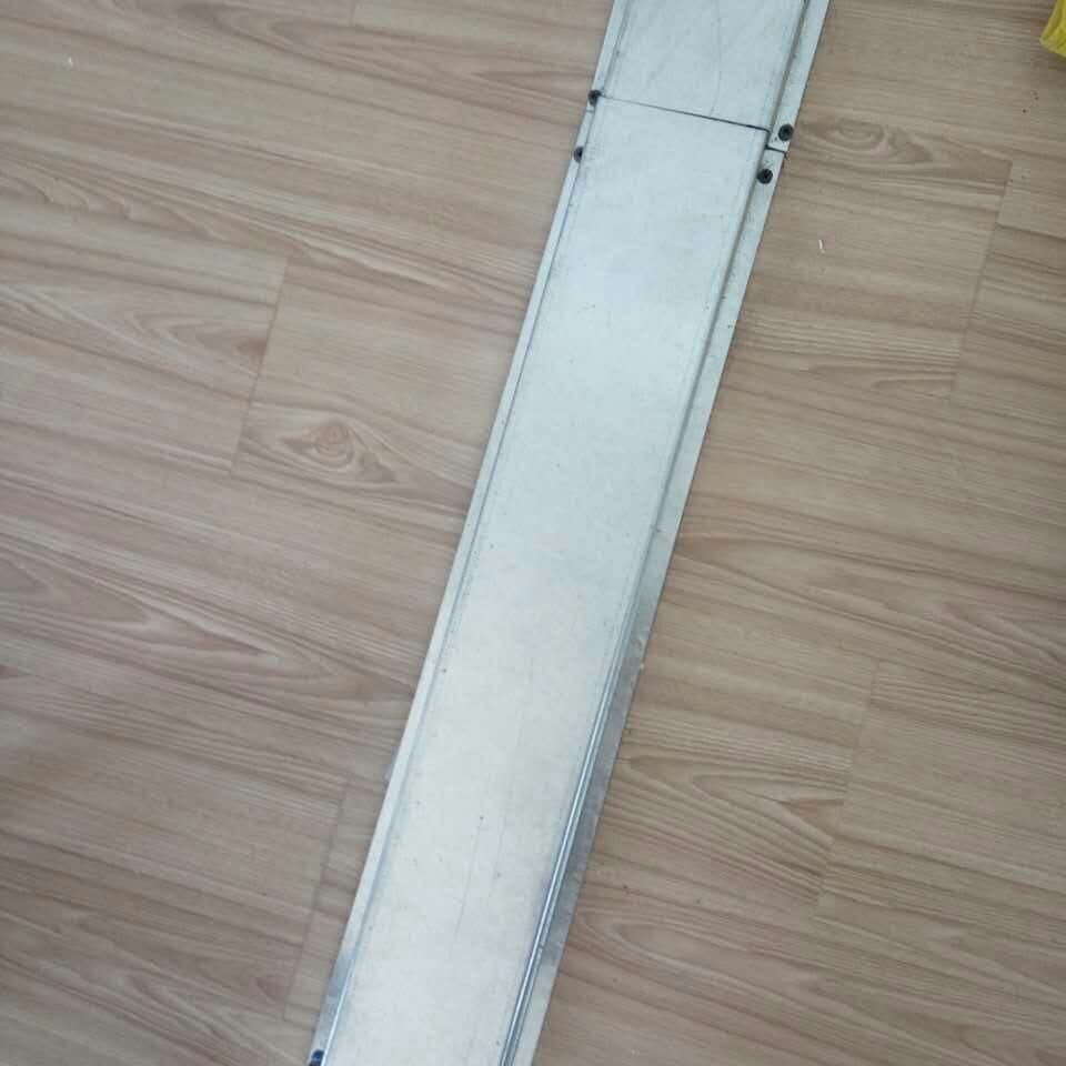 半圆地板槽地槽地线槽金属弧型线槽加厚铝合金地面线槽盖板钢制