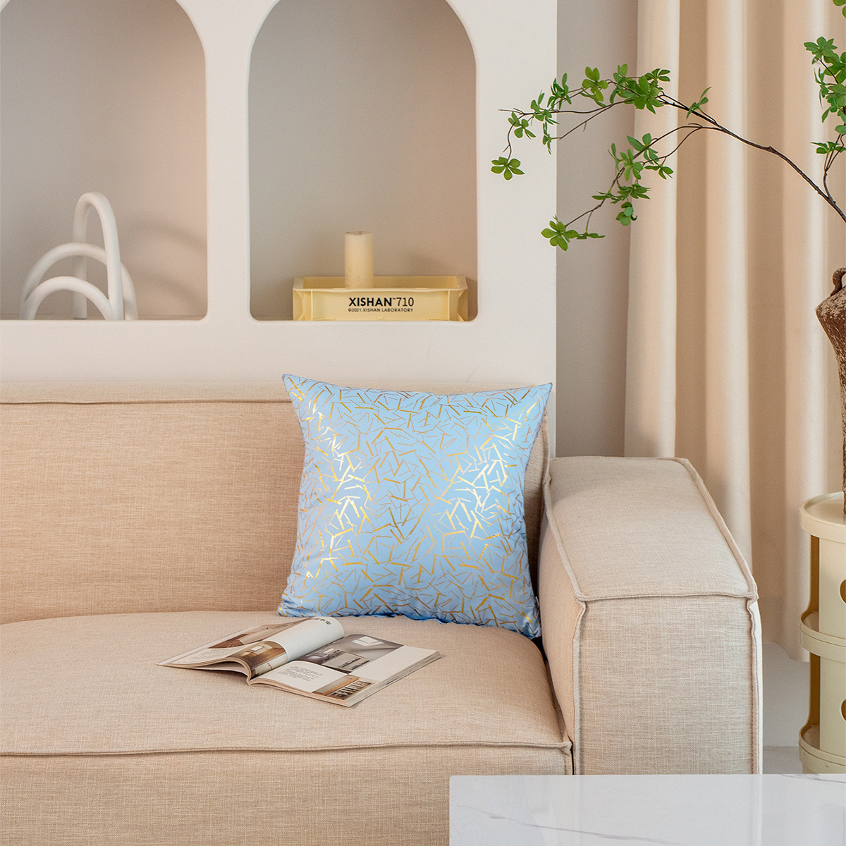 SHEIN Cross-border Hot Sale Pillow Cover Nordicins simple sofá de oficina Pillow Cover sin núcleo de almohada