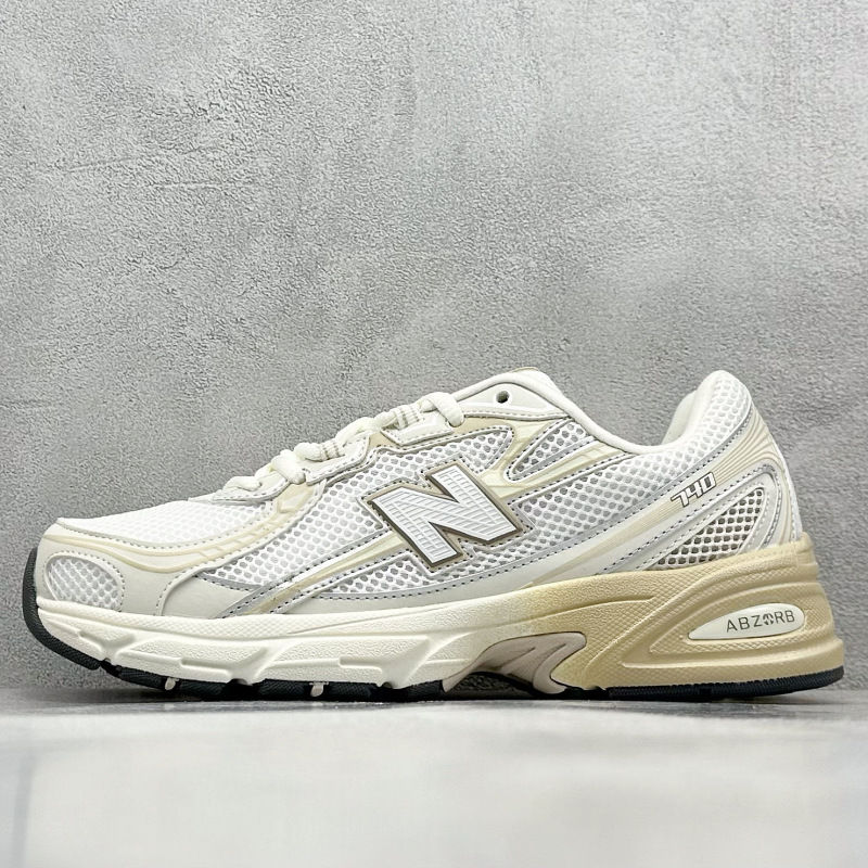 純粋なオリジナル NB740 ランニングシューズ通気性メッシュスポーツシューズ男性と女性のためのレトロな高さのパパシューズカップルファッショナブルな靴|undefined