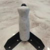 Polished white stone hammer