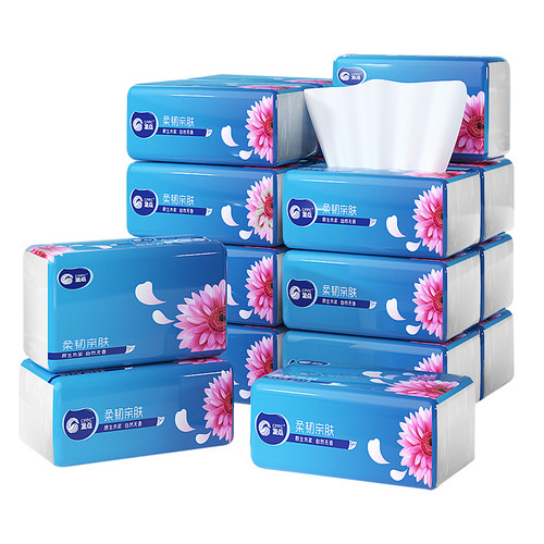 Freezing point 300 large pack of paper towels household full box affordable wood pulp toilet paper napkins factory dropshipping