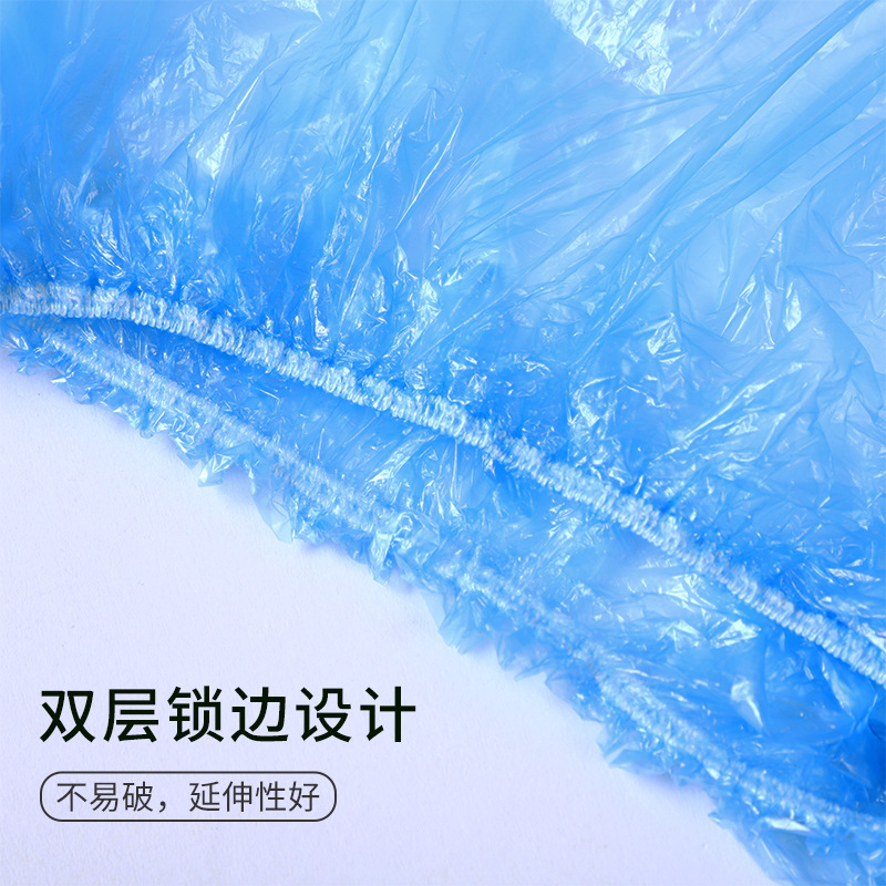 Thickened Disposable Shower Cap Waterproof Bath Shower Head Cover Hotel Hair Dyeing Hair Mask Strip Hat Manufacturer Wholesale