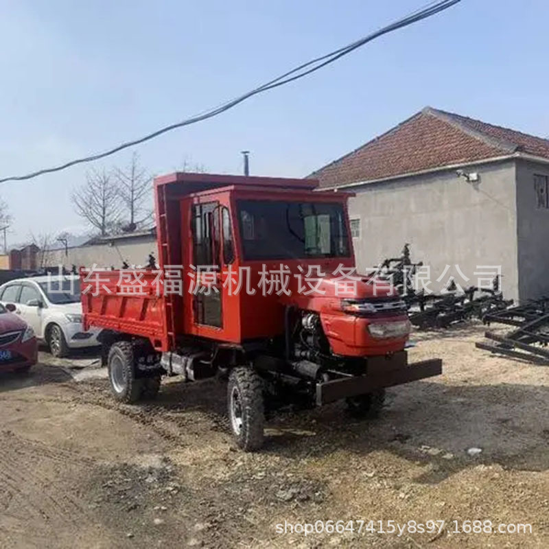 全地形柴油自卸式运输车 四不像四驱农用车 小型工程山地用