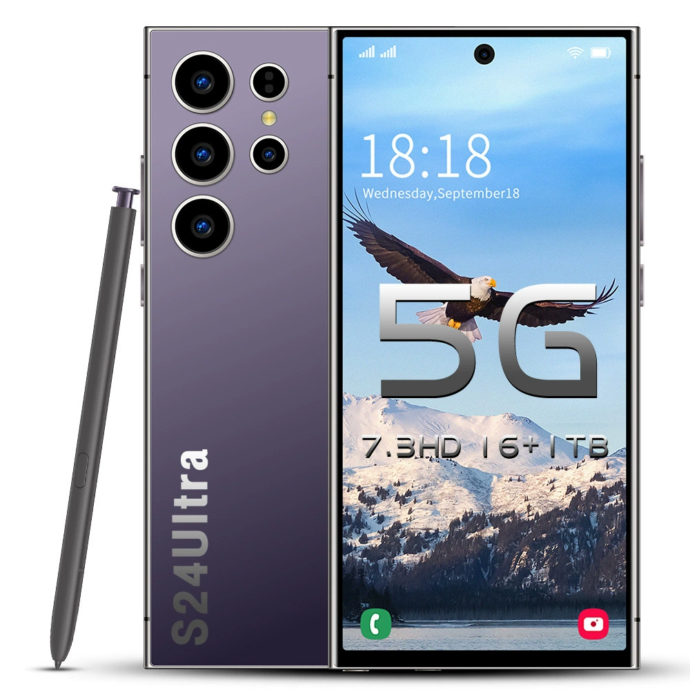 (Кросс‑бордерная торговля), S24, смартфон, 5G, (Физические характеристики), 7,3 дюйма, 16 ГБ