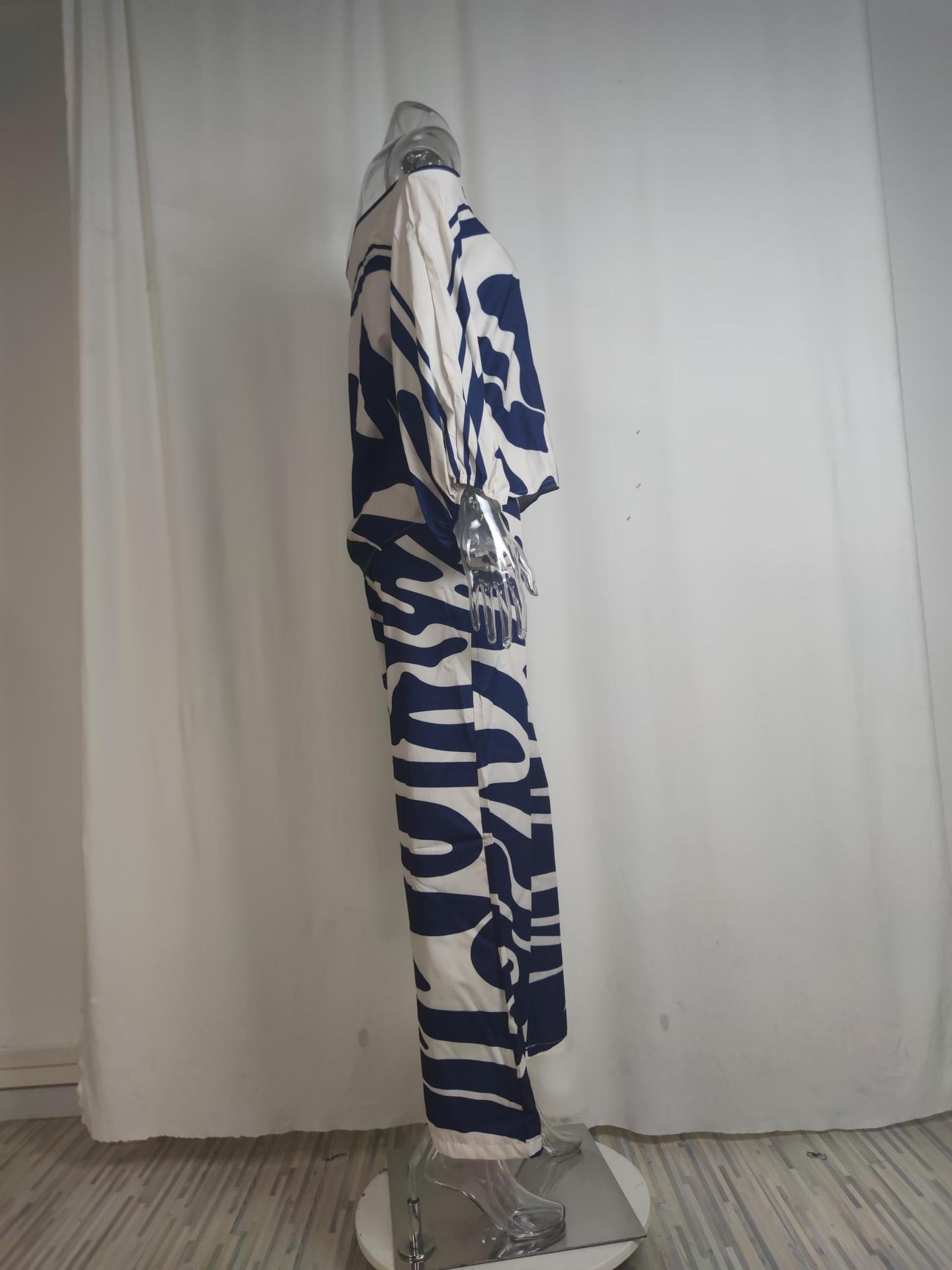 385g Weight Long Sleeve Sleeve Length Polyester Fabric Type Pant Co-ord Set Sets Type 2 Pieces Set Quantity Holiday, Daily Occasion Collarless Neckline Regular Fit Fit Type Halloween Festival Abstract, Zebra, Spider Web Pattern Summer, Spring Season Women's Gender Printing Design Streetwear Style Holiday Daily Women's Streetwear Abstract Zebra Spider Web Polyester Printing Pant Co-ord Set Pants Sets 10