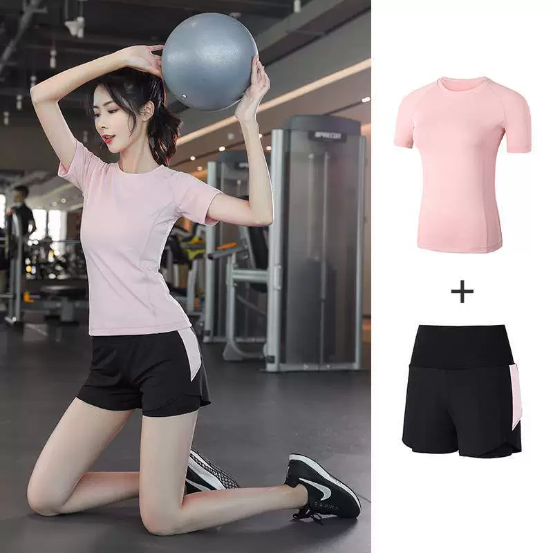 Wiletu быстросохнущий спортивный костюм для йоги для женщин, новинка 2025 года, весенне-летние шорты, комплект из двух предметов с короткими рукавами для женщин