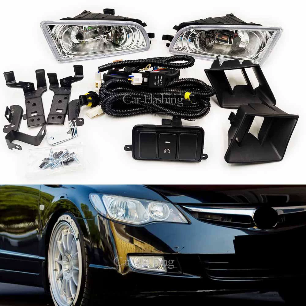 Для Honda 06-11 Civic CIVIC FD1 FD2 противотуманные фары 12-15 Siming CIIMO передние противотуманные фары