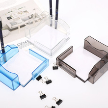 DGG透明创意塑料便签盒  三合一组合式便签盒笔筒名片盒厂家直供