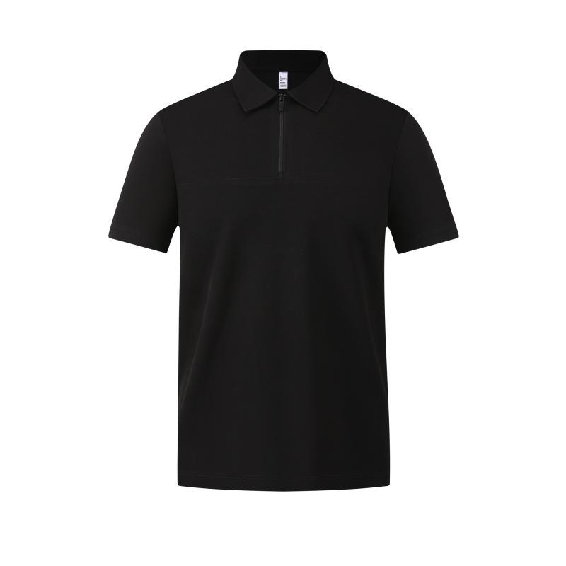Camiseta de polo de tamaño grande personalizada camiseta transfronteriza ropa de trabajo camiseta cultural bordada logotipo revestido vestido de trabajo de manga corta personalizado