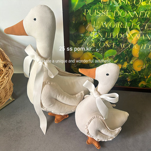 New Ins Popular Cartoon Cute Big Goose Baby Doll Comfort Toy Scandinavian Home Soft Decoration Pillow