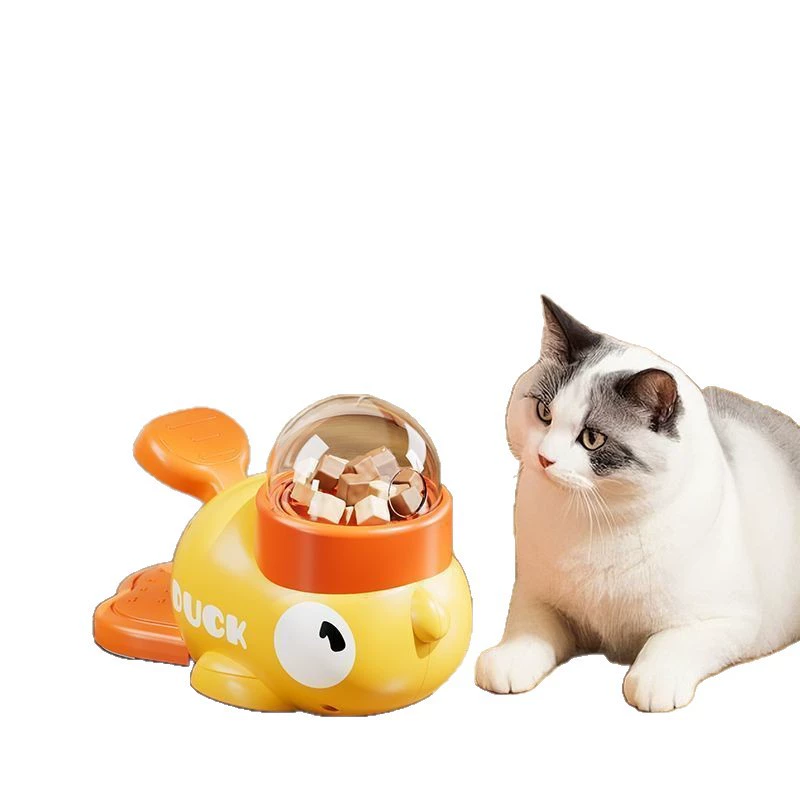 B.Duck, sublimated dry toy for training, cat, pet