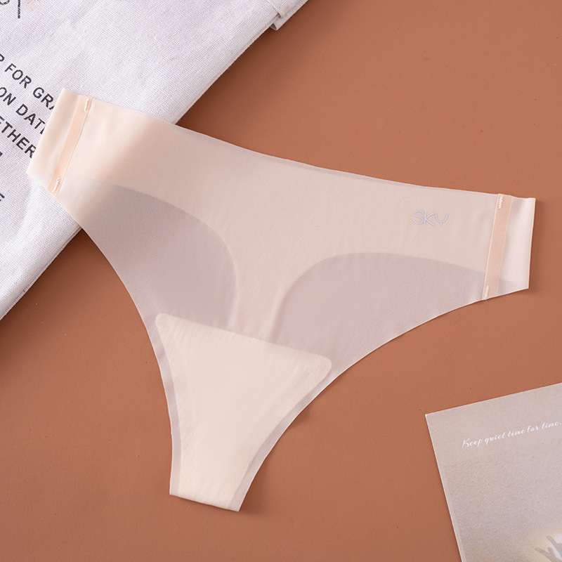 10D alta elástico ultra-Delgado dispensación sin costuras transpirable ropa interior yoga fitness puro sexy Algodón puro entrepierna Tanga de las mujeres