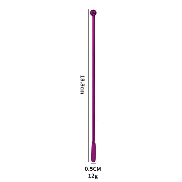 Purple mixing stick, 19cm