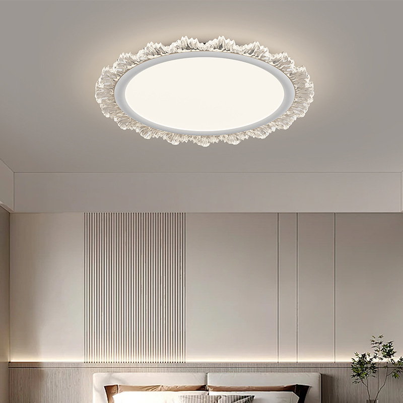 Lámpara de dormitorio 2024 nuevo dormitorio principal simple y moderno luz de lujo lámpara de techo lámpara de habitación espectro completo protección ocular