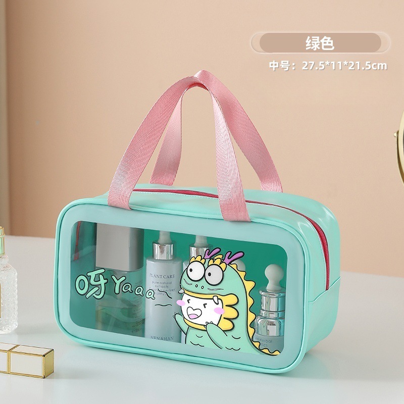 新しい水泳防水トイレタリーバッグ大容量旅行化粧品バッグポータブルポータブル化粧防水収納袋|undefined
