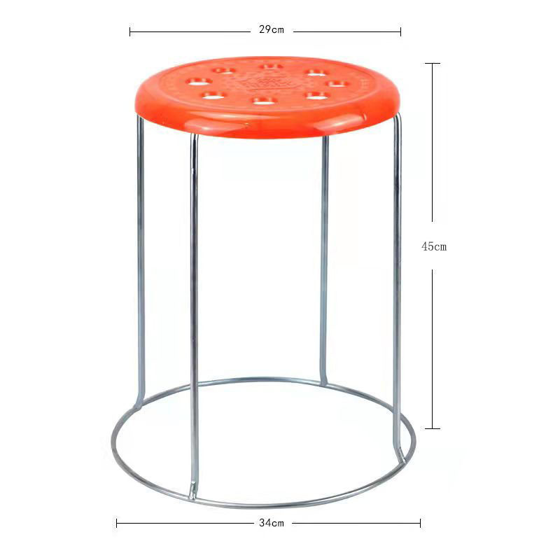 Sillas taburetes de metal taburetes redondos para el hogar taburetes de comedor gruesos de acero sala de estar para el hogar parrilla gran estante de envío gratuito