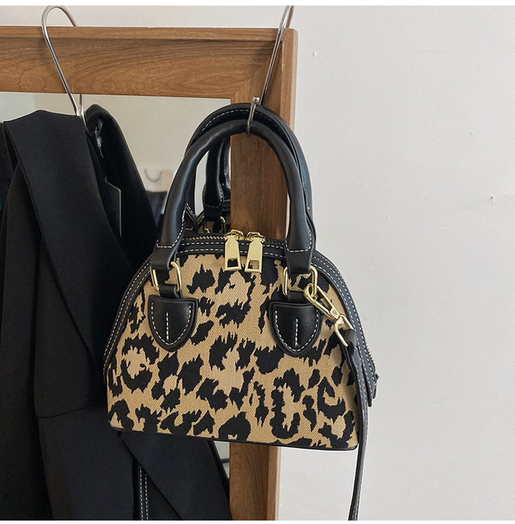 Herbst und Winter beliebte LeopardenUmhngetasche 2021 neue trendige Handtasche kleine Taschepicture3