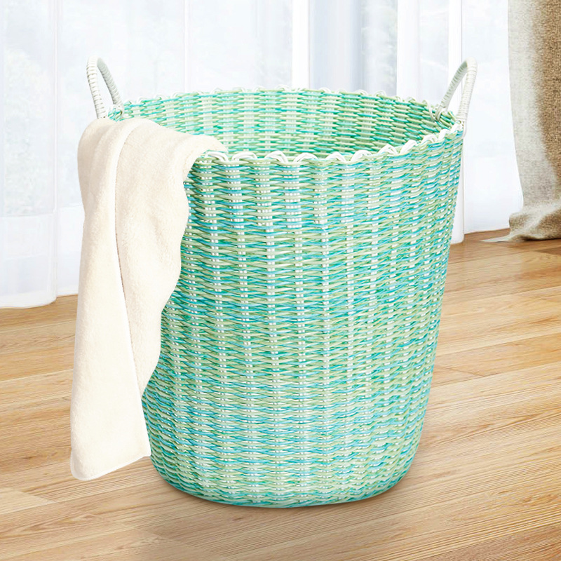 Dirty Clothes Basket Laundry Basket Large Capacity Doll Dirty Clothes Storage Basket Internet Celebrity Plush Toy Bucket for Home Use in the Bathroom